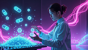 Medicinal chemistry imagery combined with AI network for Agentic AI