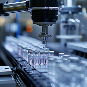 Single-dose syringe packaging with automated filling and capping