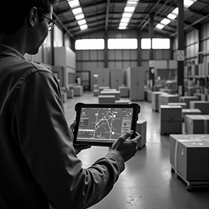 Pharmaceutical cold chain workflow with temperature monitoring