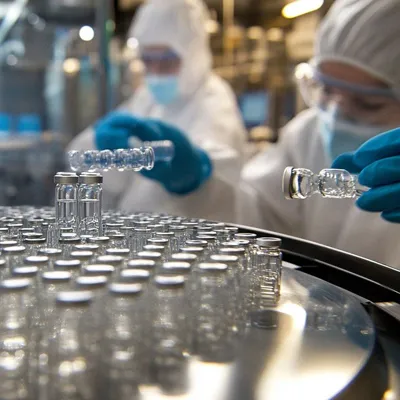 Drug substance production line with continuous process"