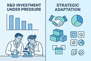 Combined pricing reforms and tariffs can compress margins, shift investment toward generics and biosimilars, and influence R&D allocation.