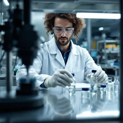 Healthcare professional reviewing biosimilar guidelines