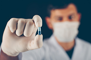 Patient-specific treatment plan with genetic and medical data illustration
