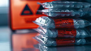 Cold chain logistics with serialized pharma products