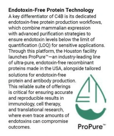 Endotozin free protein technology