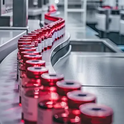 infographic illustrating the top 10 carbon reduction strategies for pharmaceutical manufacturers in 2025
