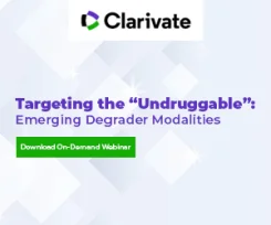 Clarivate - Emerging Degrader Modalities on-demand webinar